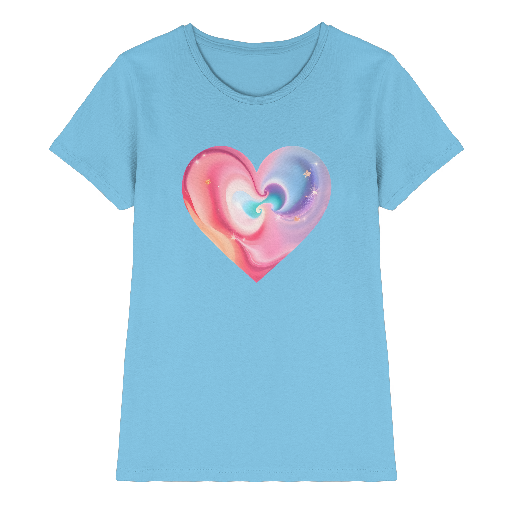 Magic Heart Damen T-Shirt 10 Farben XS- XXL - Premium-Shirt für Frauen