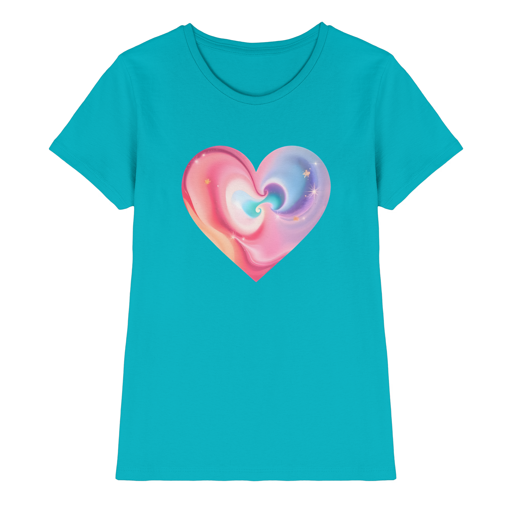 Magic Heart Damen T-Shirt 10 Farben XS- XXL - Premium-Shirt für Frauen