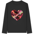Cosmic Love Heart Sweatshirt 6 Colors S-3XL - Organic Longsleeve T-Shirt
