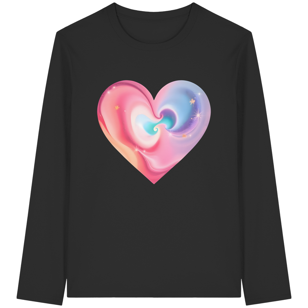 Magic Heart Women's Sweatshirt 6 Colors XS- 3XL - Organic Longsleeve T-Shirt
