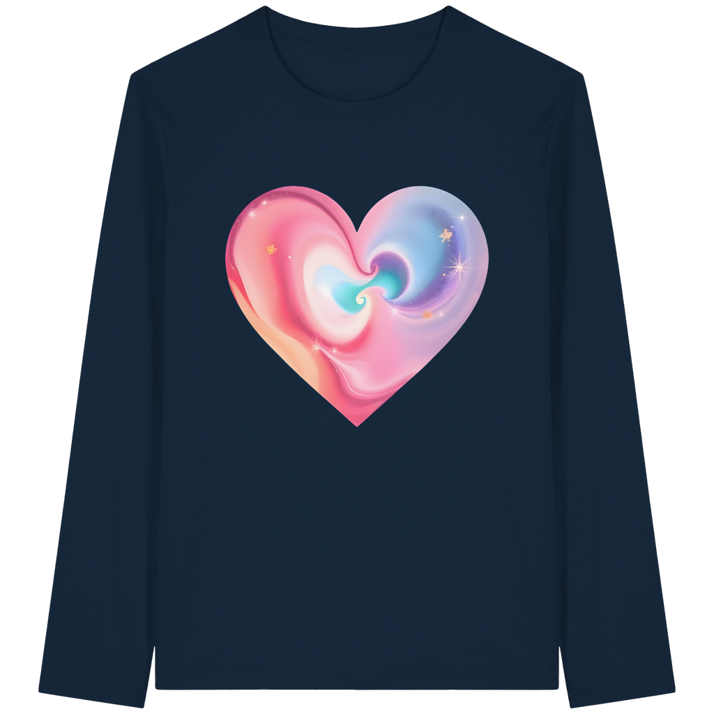 Magic Heart Women's Sweatshirt 6 Colors XS- 3XL - Organic Longsleeve T-Shirt
