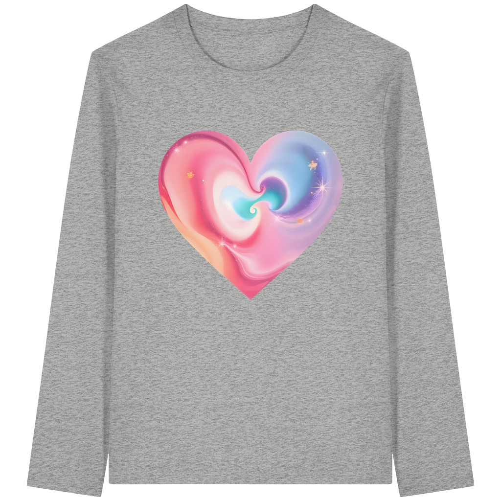 Magic Heart Women's Sweatshirt 6 Colors XS- 3XL - Organic Longsleeve T-Shirt