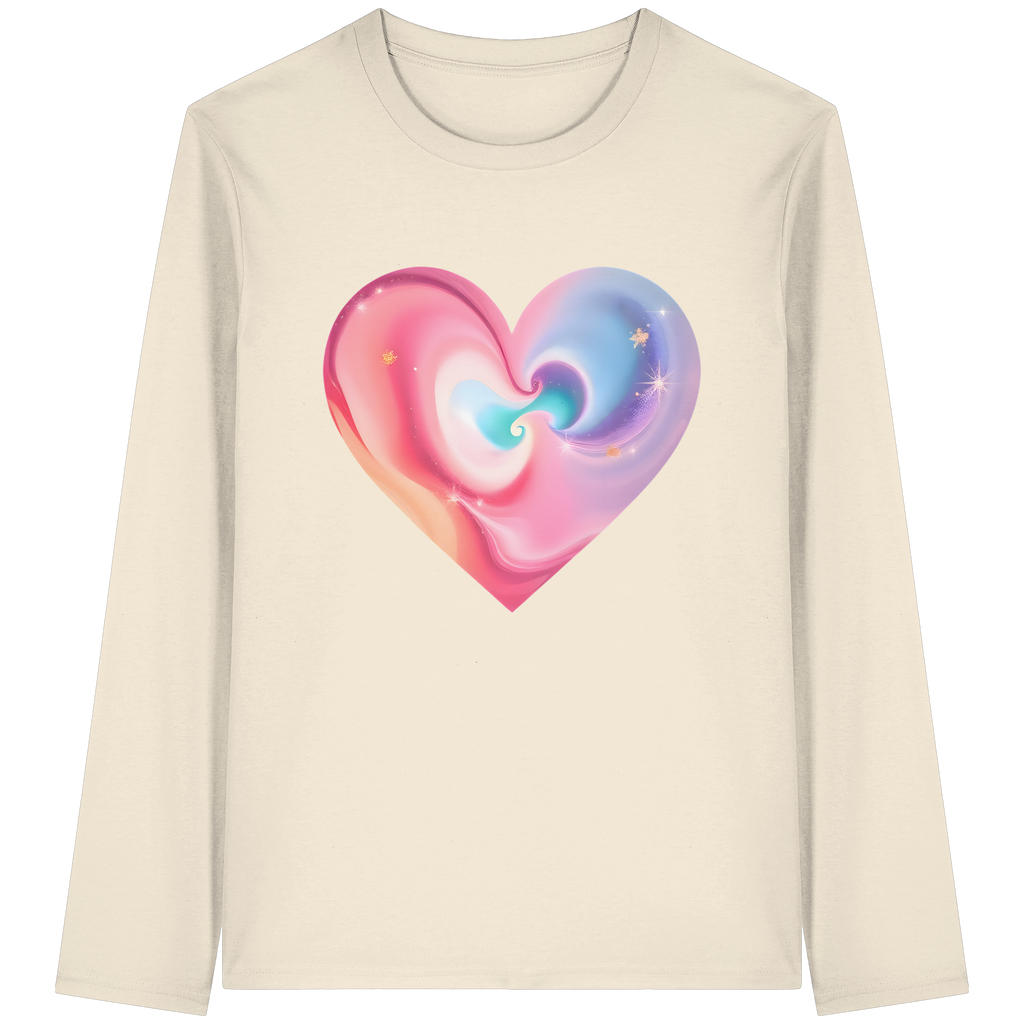 Magic Heart Women's Sweatshirt 6 Colors XS- 3XL - Organic Longsleeve T-Shirt