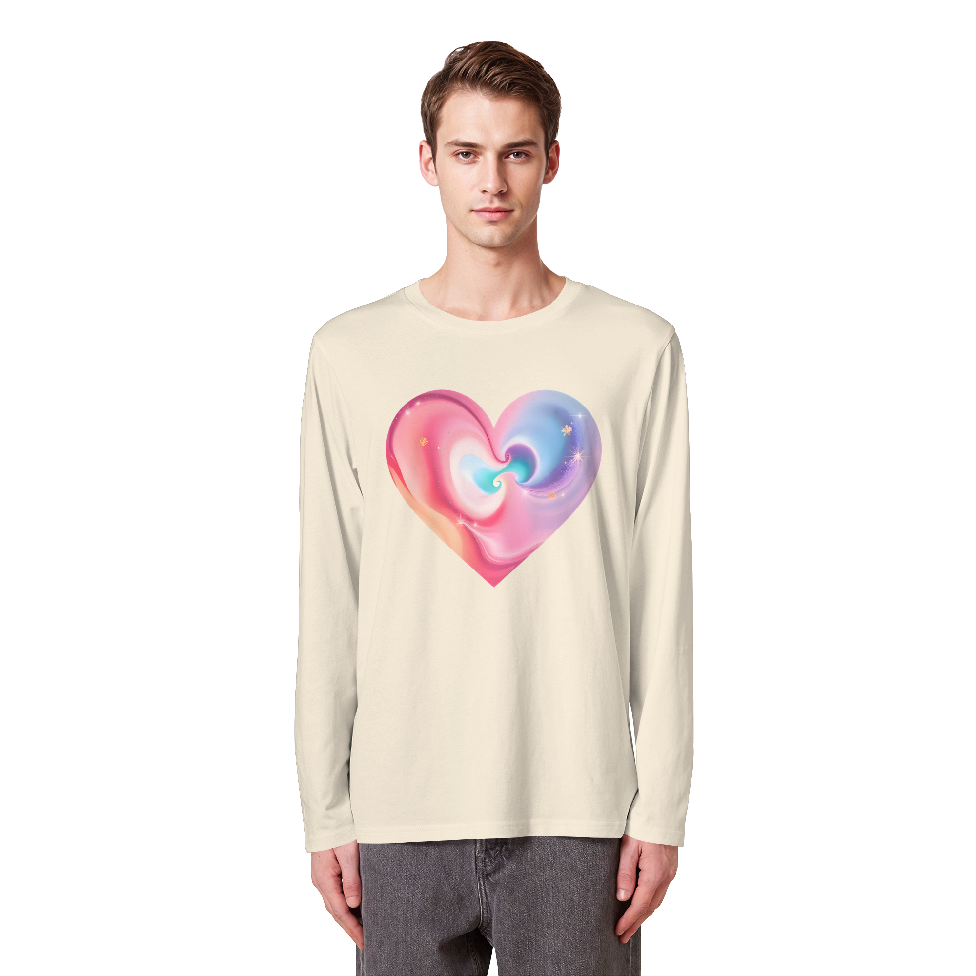 Magic Heart Women's Sweatshirt 6 Colors XS- 3XL - Organic Longsleeve T-Shirt
