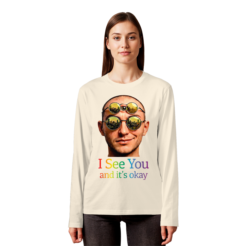 I See You Sweatshirt Unisex 5 Farben S- 5XL - Bio Langarmshirt