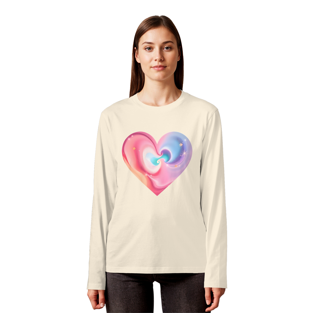 Magic Heart Women's Sweatshirt 6 Colors XS- 3XL - Organic Longsleeve T-Shirt