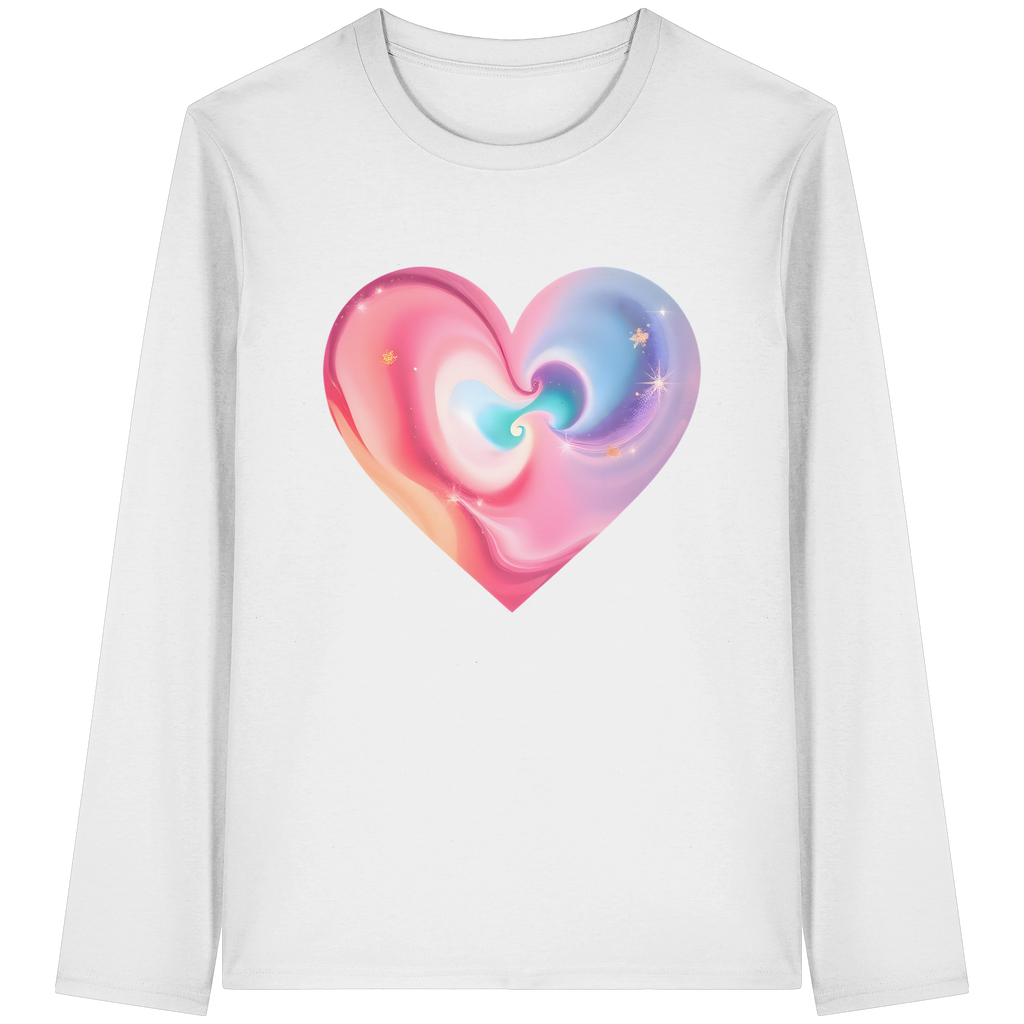 Magic Heart Women's Sweatshirt 6 Colors XS- 3XL - Organic Longsleeve T-Shirt