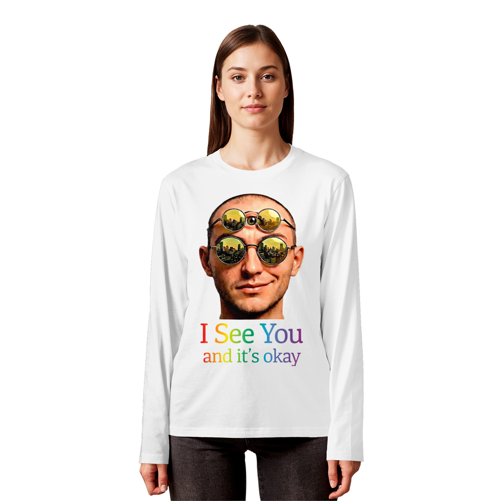 I See You Sweatshirt Unisex 5 Farben S- 5XL - Bio Langarmshirt