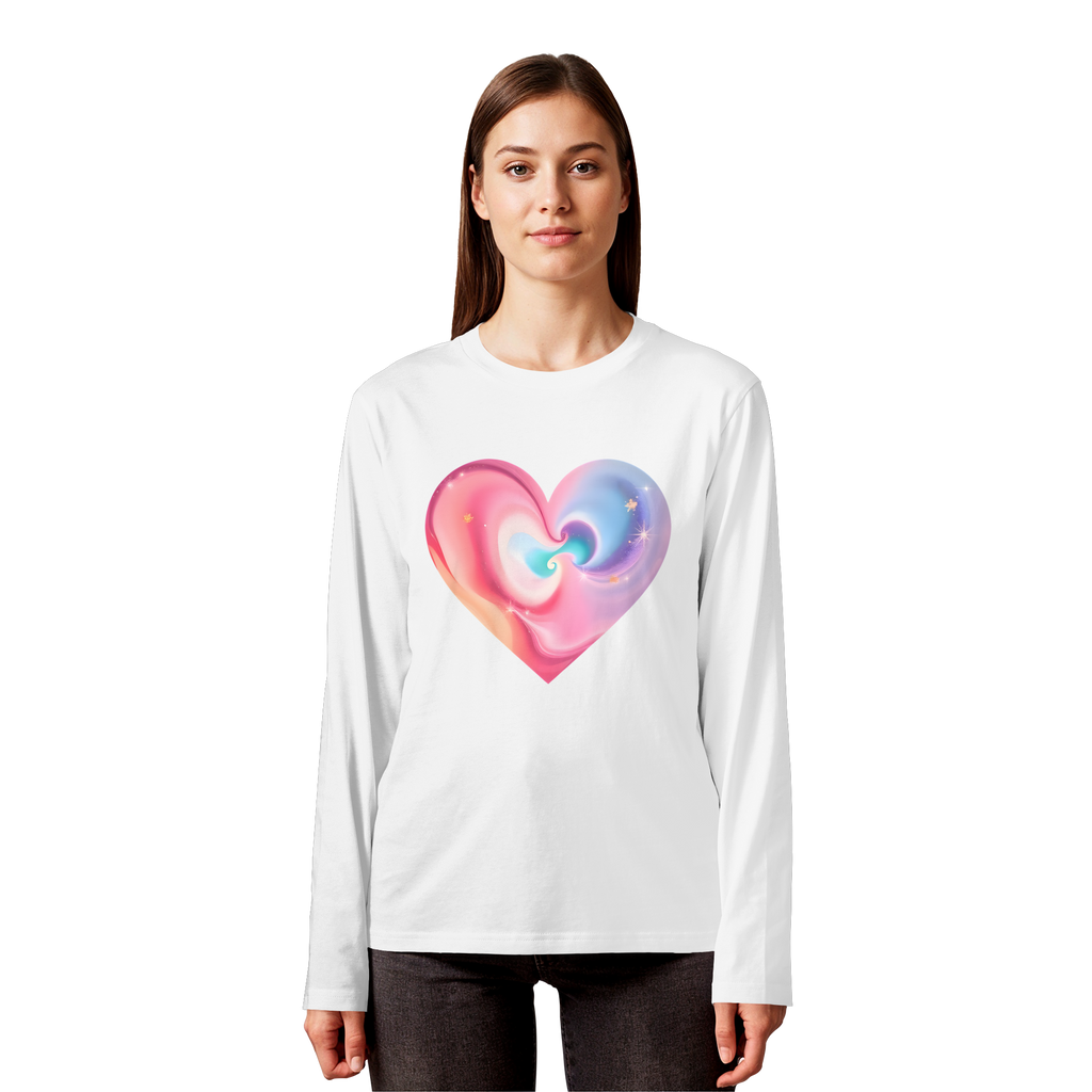 Magic Heart Women's Sweatshirt 6 Colors XS- 3XL - Organic Longsleeve T-Shirt